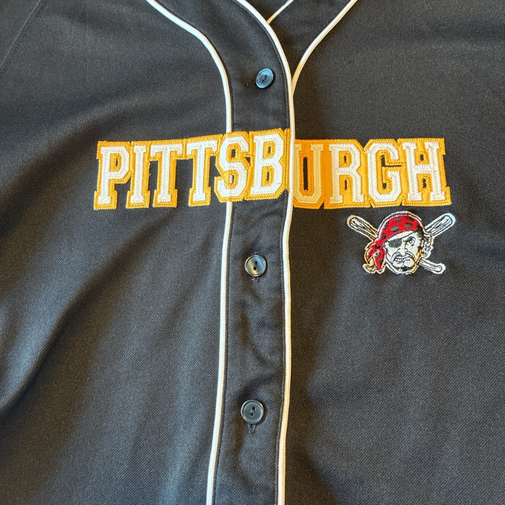Pittsburgh Pirates women Baseball Jersey - Black - Picture 3 of 5
